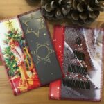 Karton fra gammel julekalender bliver til julekort