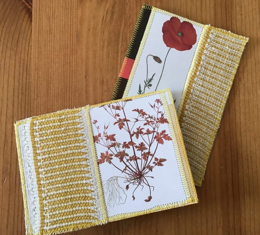 Kort lavet af gamle dækkeservietter