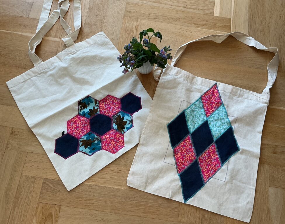 Stofnet med patchwork