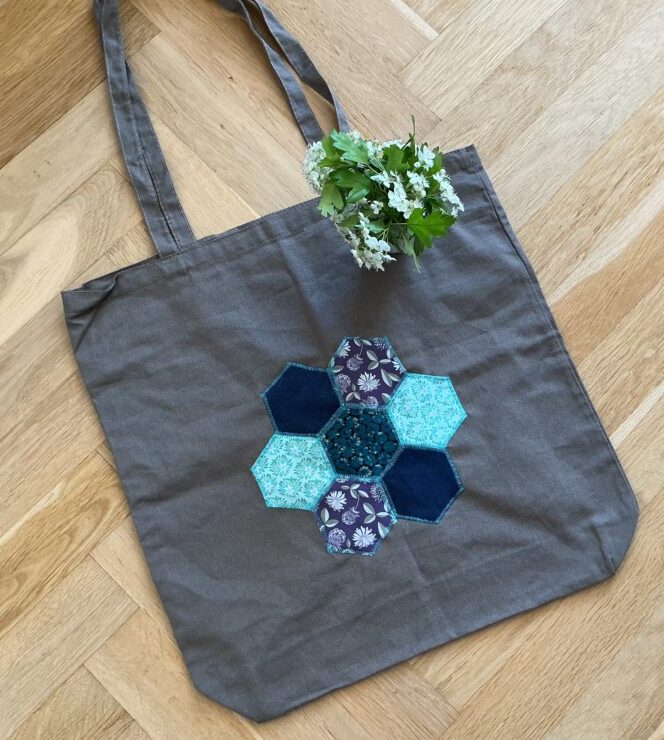 patchwork forvandling med stofrester